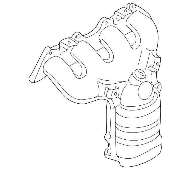 MN156058 Деталь EXHAUST MANIFOLD