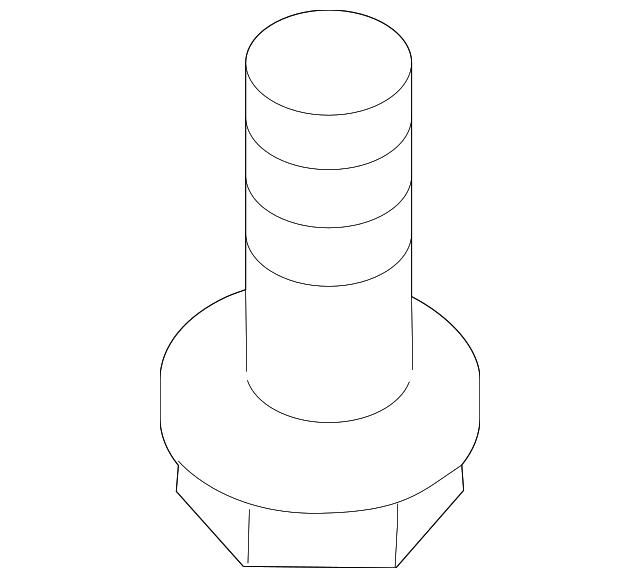 001-990-80-00 BUMPER COVER BOLT