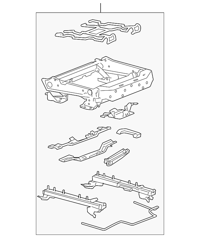 20993438 Деталь SEAT FRAME