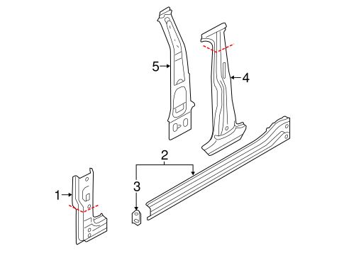 GTI CENTER PILLAR
