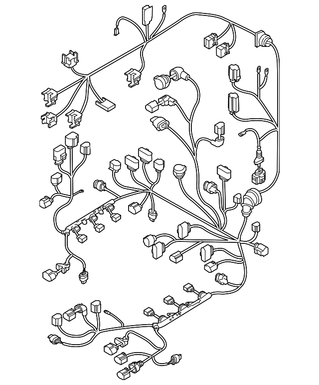 4G1-971-072-AL Деталь ENGINE HARNESS