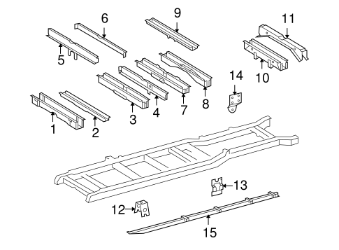 Sprinter 3500 CROSSMEMBERS & COMPONENTS