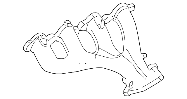 12603760 EXHAUST MANIFOLD, RIGHT
