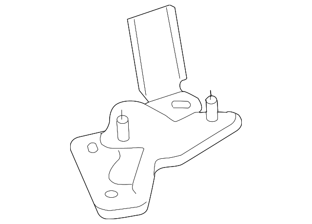 2045456440 Деталь SENSOR REAR BRACKET, RIGHT