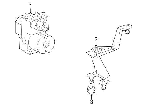 CL55 AMG ABS COMPONENTS