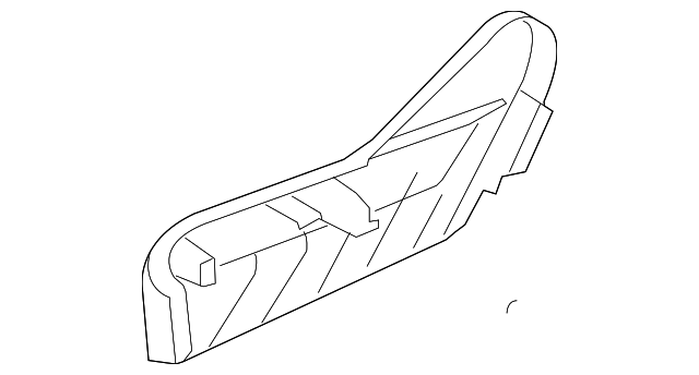 1JB12HL5AB Деталь SIDE SHIELD, RIGHT