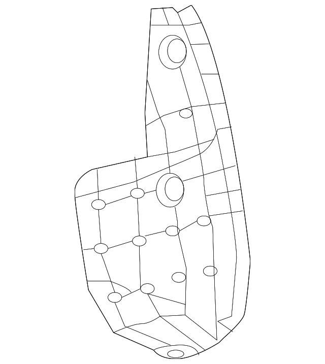 52591-52320 Деталь SIDE SEAL, RIGHT