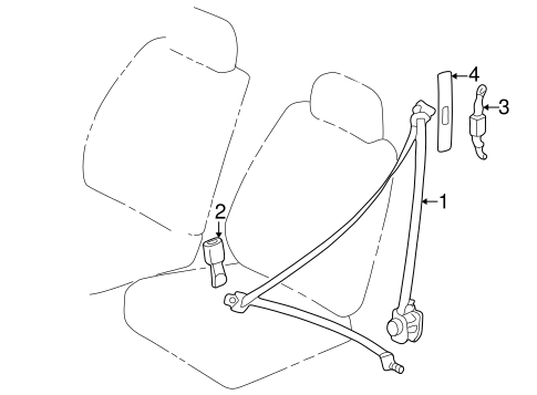 Corolla FRONT SEAT BELTS