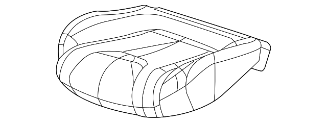 5LJ17DX9AB Деталь CUSHION COVER, LEFT