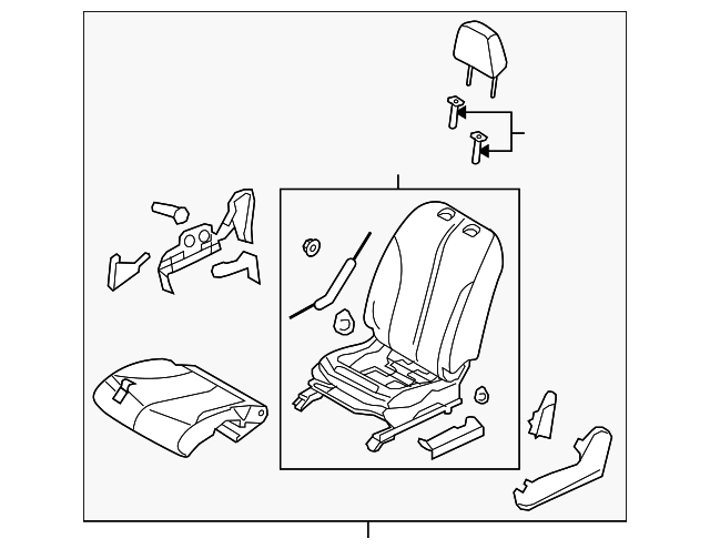87050-EM05A Деталь SEAT ASSY, LEFT