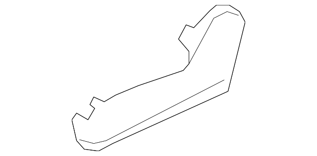 87380-EL06A Деталь OUTER FINISH PNL, LEFT