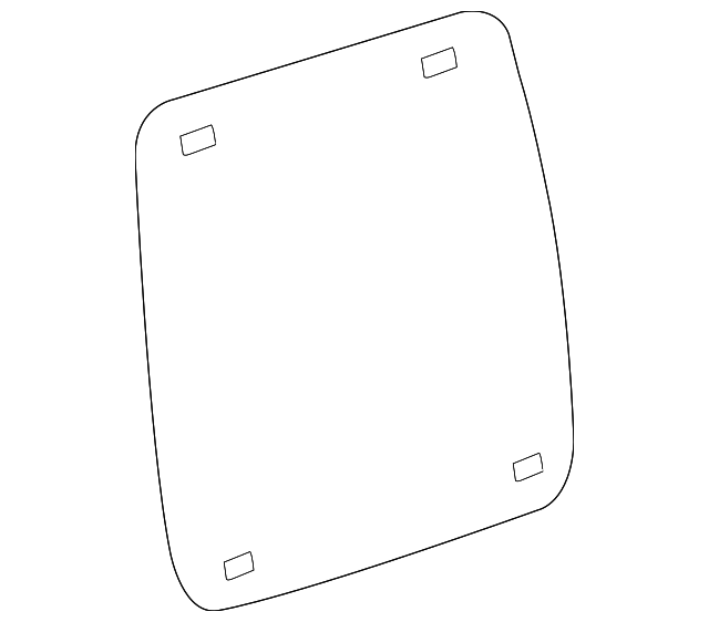 83396-4N000 Деталь DOOR GLASS SPACER, RIGHT