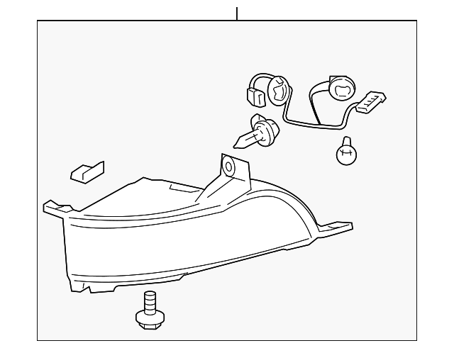 25797624 FOG LAMP ASSY, RIGHT