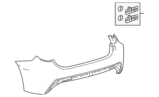 52159-24925 Деталь BUMPER COVER