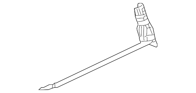 1C0-831-513 Деталь IMPACT BAR, LEFT