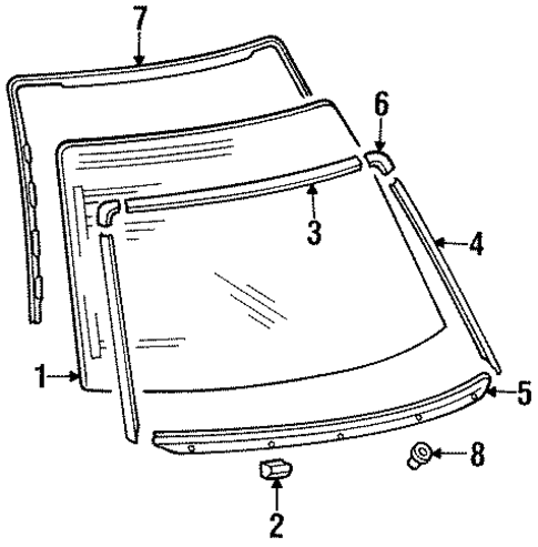 M30 GLASS & HARDWARE - BACK