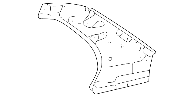 61732-02081 Деталь UPPER PANEL, LEFT