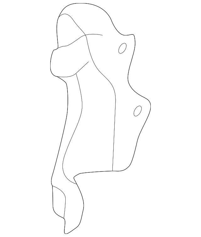 61645-02050 Деталь INNER WHEELHOUSE GUSSET, RIGHT