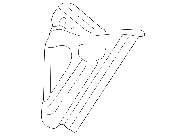 61735-12380 Деталь REAR PANEL, RIGHT