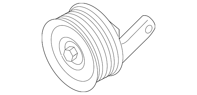 4S7Z-8678-A PULLEY