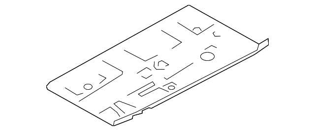 SU003-01317 Деталь FRONT FLOOR PAN, RIGHT