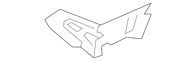 SU003-01338 Деталь REINFORCEMENT, RIGHT