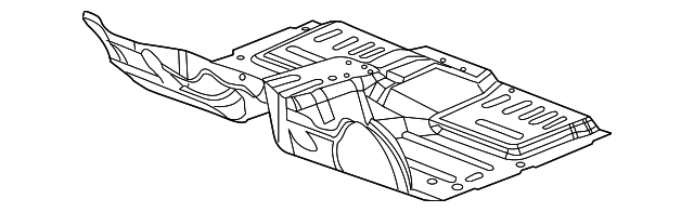 55362426AE Деталь FRONT FLOOR PAN