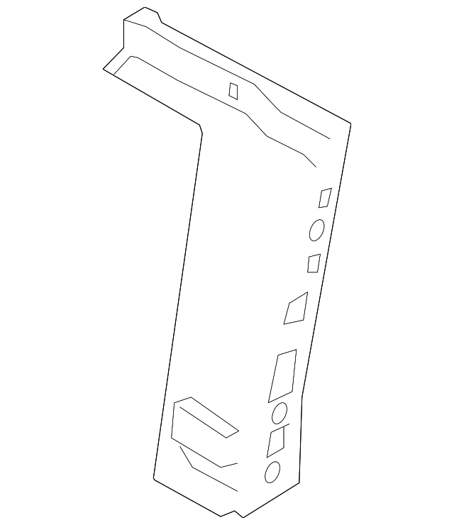 87651-CD000 Деталь SEAT BACK FRAME