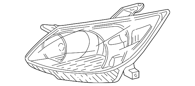 81170-02220 LENS & HOUSING, LEFT