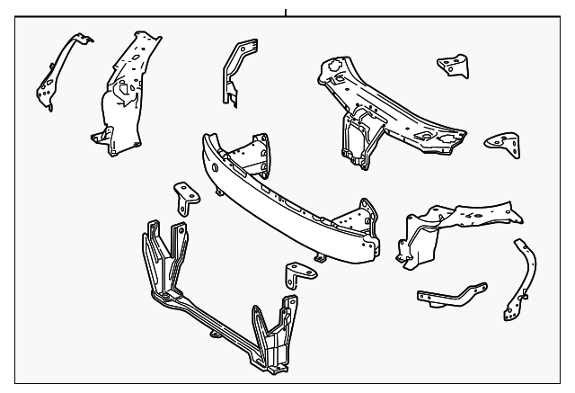 216-620-15-34 Деталь RADIATOR SUPPORT