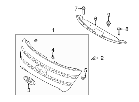 Explorer GRILLE & COMPONENTS