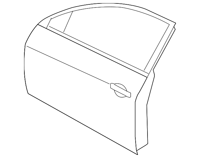 80101-9HA0A Деталь DOOR SHELL, LEFT