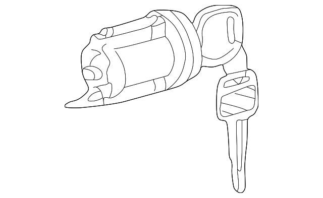 69057-52090 Деталь CYL & KEYS
