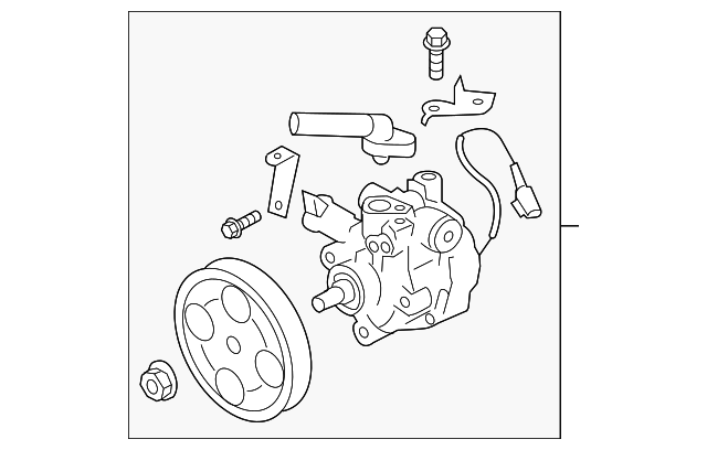 34430AG050 Деталь POWER STEERING PUMP