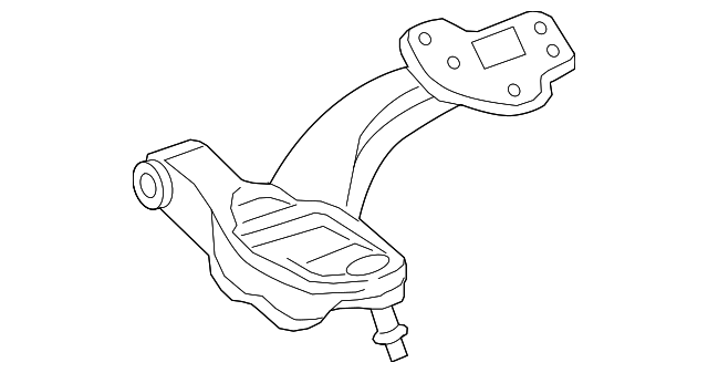 5W7Z-3078-AA Деталь LOWER CNTRL ARM, RIGHT