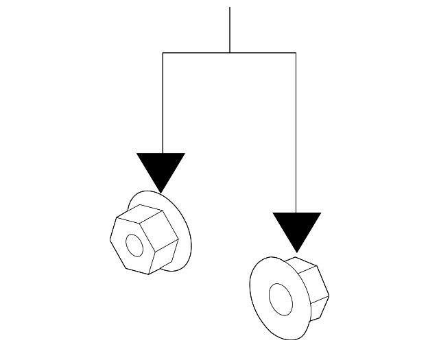 -W520215-S436 Деталь UPPER CNTRL ARM NUT, RIGHT