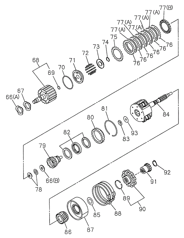 TRANSMISSION - AUTOMATIC/AT CLUTCH (2) for 1998 Acura SLX #1