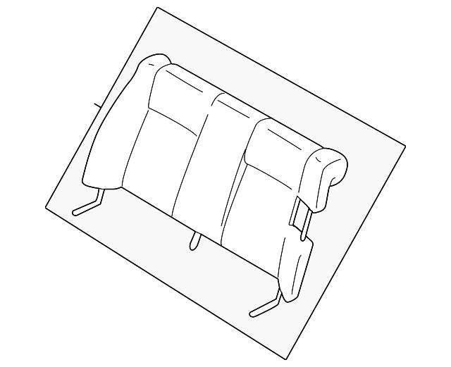 MR654629 Деталь SEAT BACK ASSY