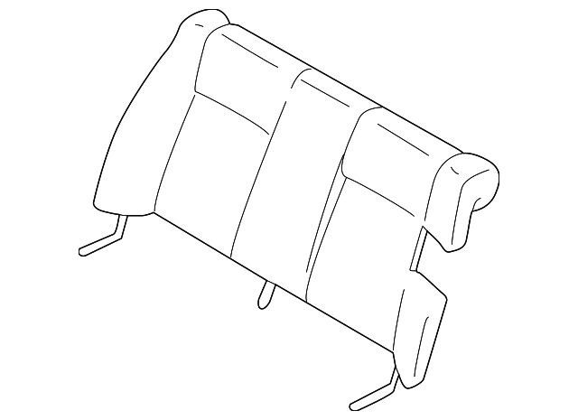 MR654656 Деталь SEAT BACK COVER