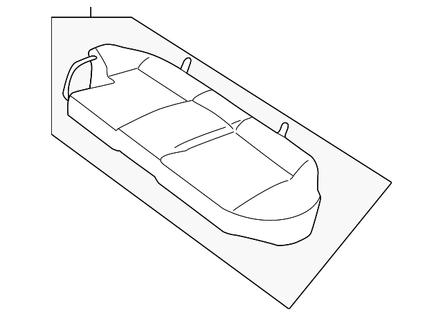 MR654673 Деталь SEAT CUSHION