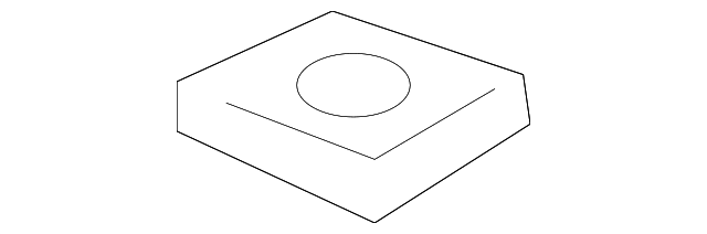 -W520834-S439 SUPPORT STRAP NUT, LEFT