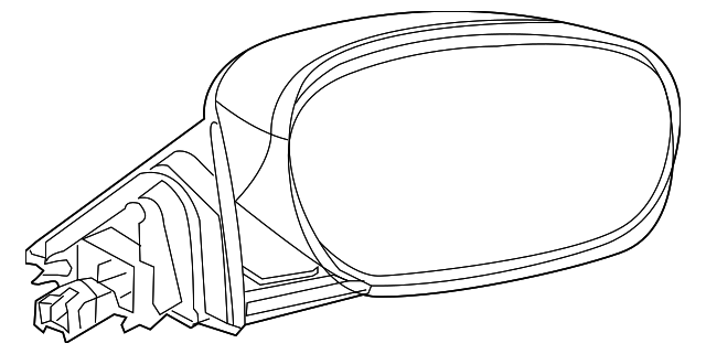 XB801ELAK Деталь MIRROR, RIGHT