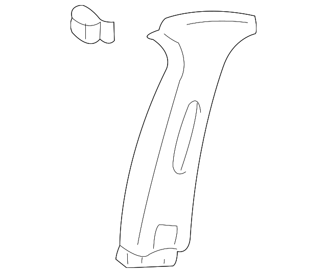 85830-39500-CI Деталь UPR CTR PLR TRIM, LEFT