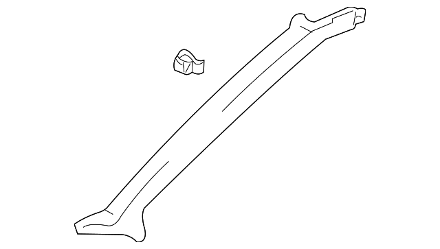85810-39500-CI Деталь WNDSHLD PLR TRIM, LEFT