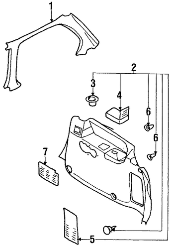 Quest INTERIOR TRIM - SIDE PANEL