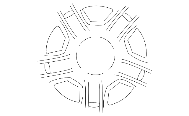 6L8Z-1015-C Деталь WHEEL, STEEL