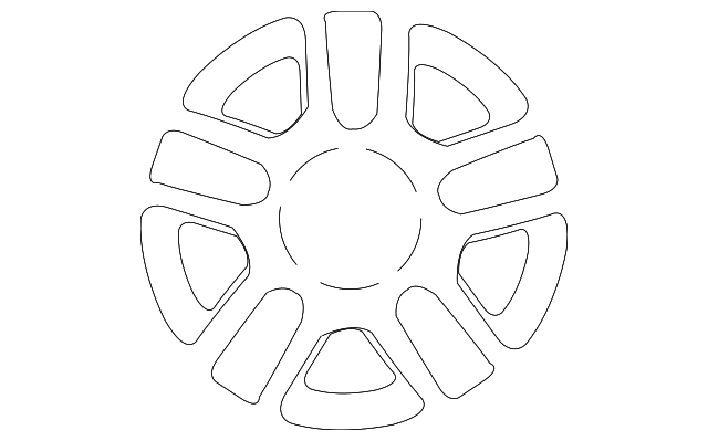 6L8Z-1007-D Деталь WHEEL, ALLOY