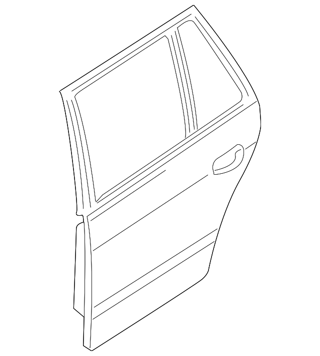 41-52-8-266-725 Деталь DOOR SHELL, LEFT