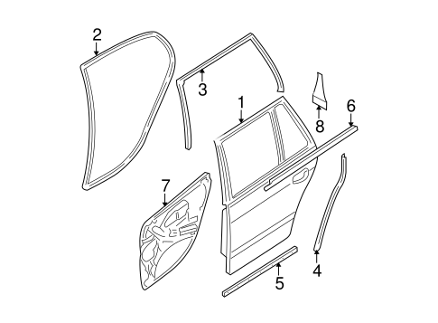540i DOOR & COMPONENTS 2