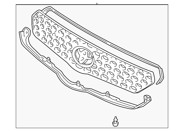 53101-02070 Деталь GRILLE ASSY